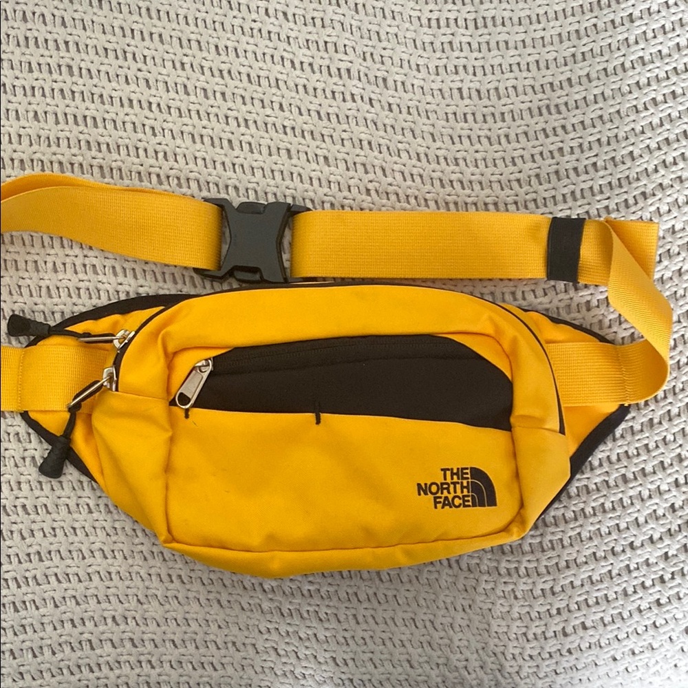 The North Face Yellow and Black Men's Bag